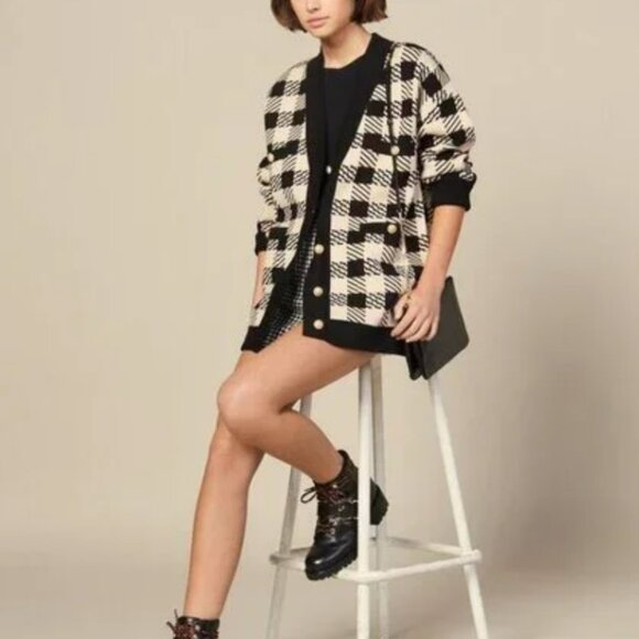 Sandro Oversized Cardigan - Picture 4 of 6